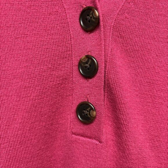 Womens Size S J.Crew Merino Wool Sweater Dress Pink EUC - Picture 3 of 7